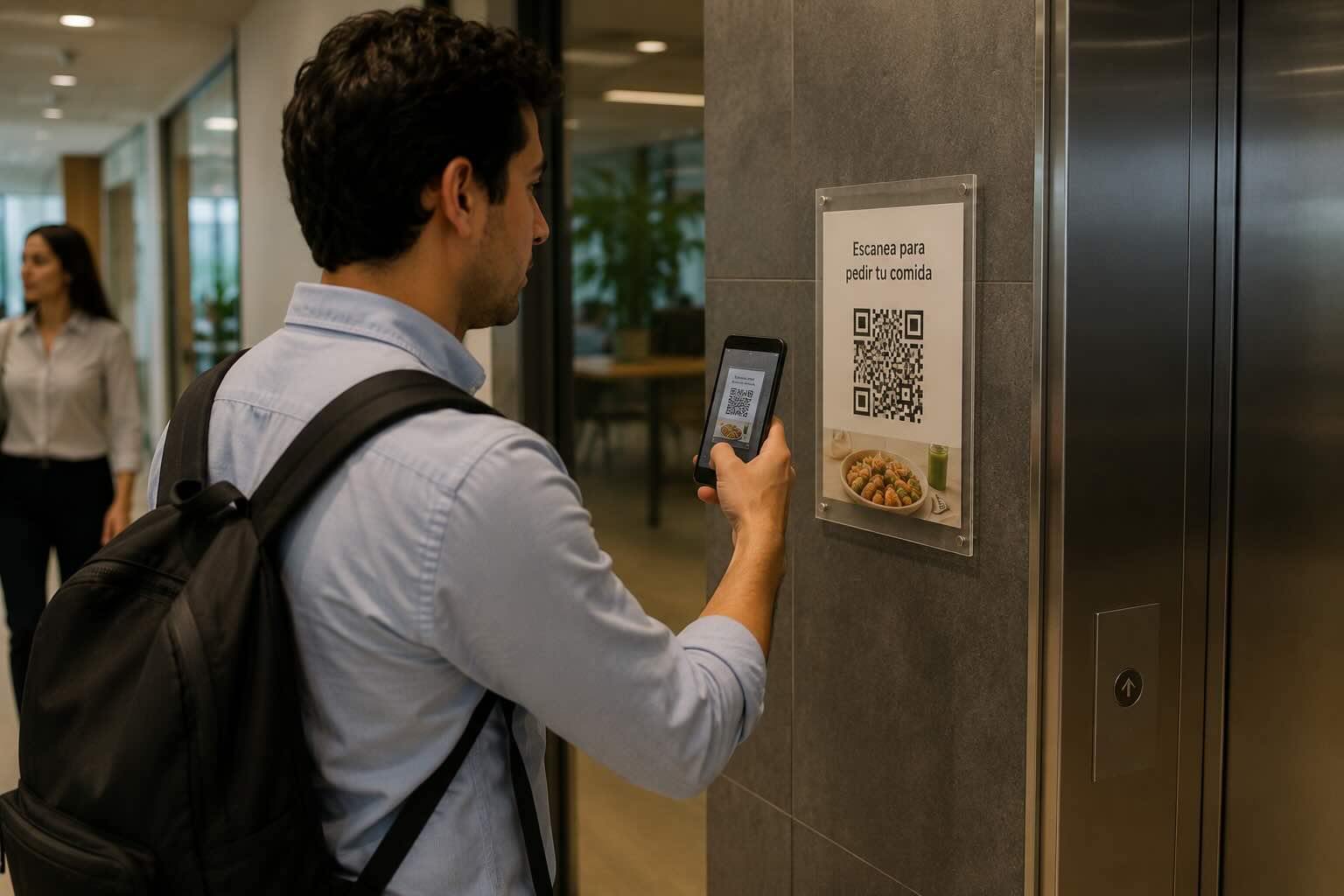 Pedidos de comedor por QR